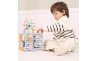 VIGA PolarB Activity Box Drewniane Edukacyjne Centrum Gier 5w1 kostka