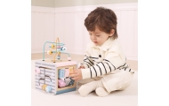VIGA PolarB Activity Box Drewniane Edukacyjne Centrum Gier 5w1 kostka
