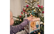 VIGA PolarB Activity Box Drewniane Edukacyjne Centrum Gier 5w1 kostka