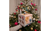 VIGA PolarB Activity Box Drewniane Edukacyjne Centrum Gier 5w1 kostka