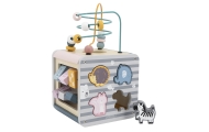 VIGA PolarB Activity Box Drewniane Edukacyjne Centrum Gier 5w1 kostka