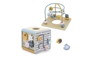 VIGA PolarB Activity Box Drewniane Edukacyjne Centrum Gier 5w1 kostka