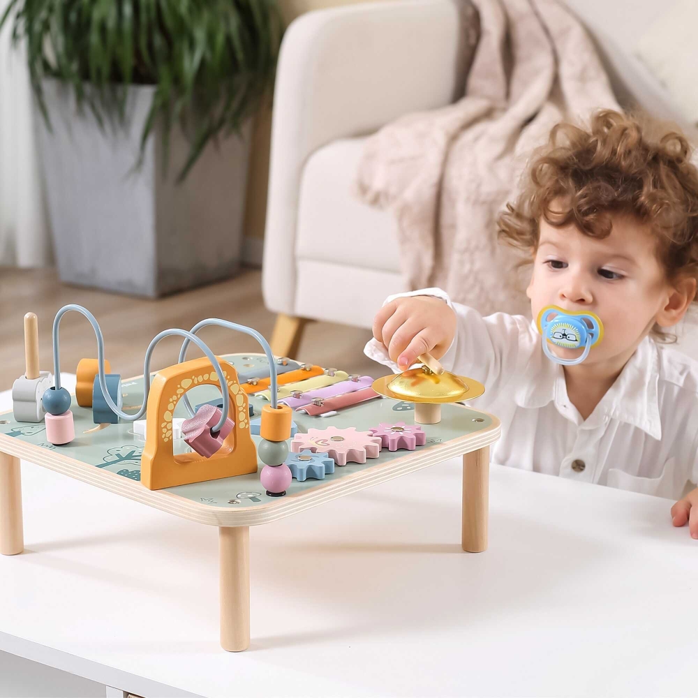 Medinis daugiafunkcinis staliukas VIGA PolarB Montessori-Žaislai, Kūdikiams, Mediniai, Žaislai mažyliams (iki 4 m.