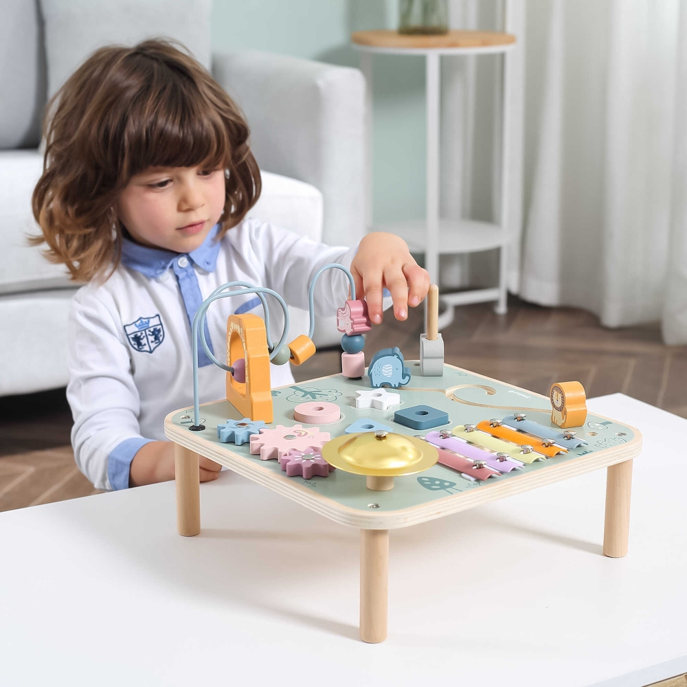 Medinis daugiafunkcinis staliukas VIGA PolarB Montessori-Žaislai, Kūdikiams, Mediniai, Žaislai mažyliams (iki 4 m.