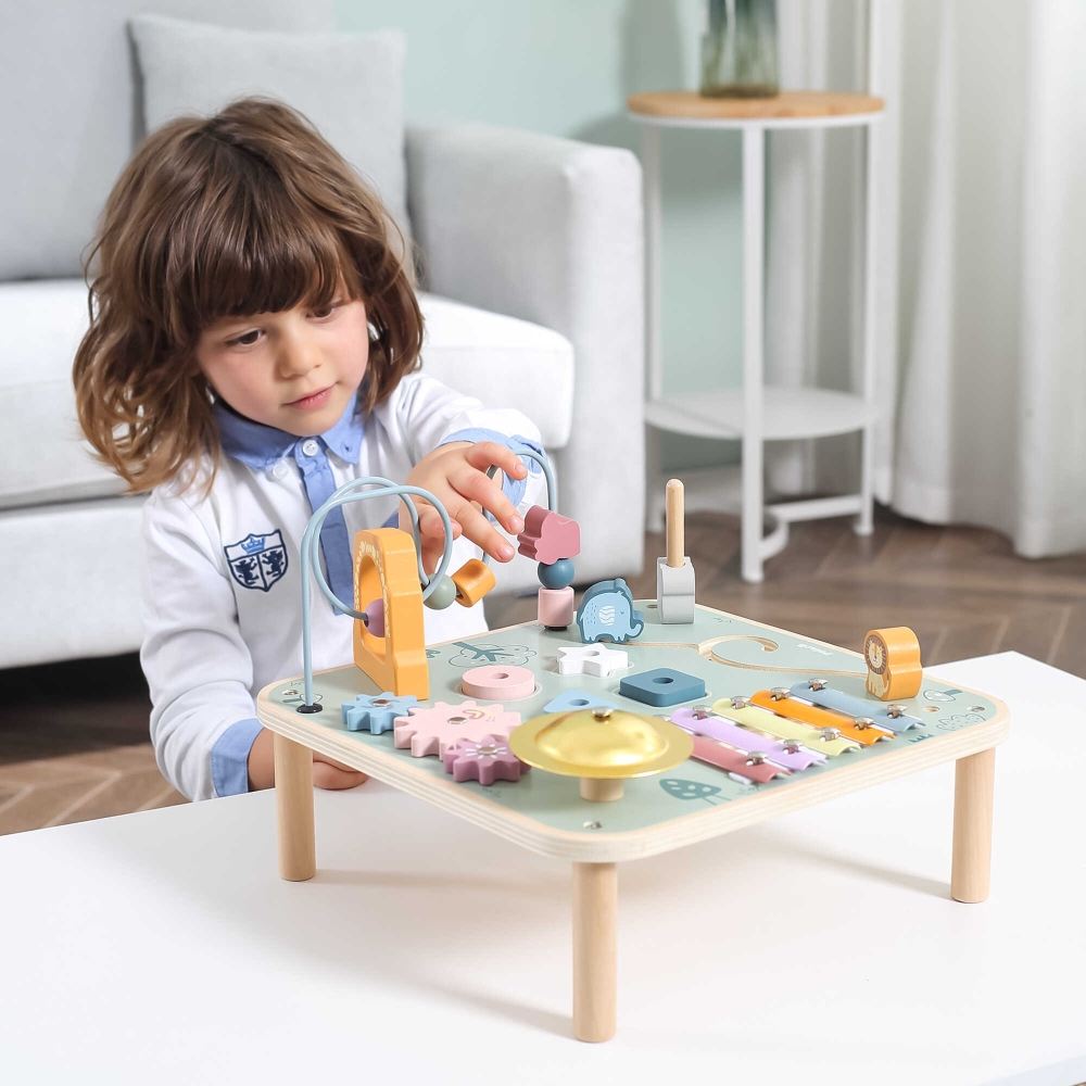 Medinis daugiafunkcinis staliukas VIGA PolarB Montessori-Žaislai, Kūdikiams, Mediniai, Žaislai mažyliams (iki 4 m.