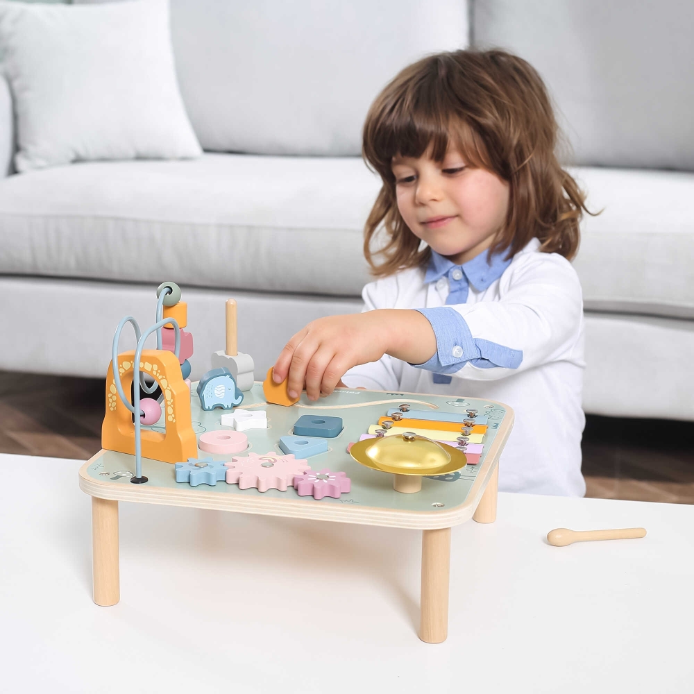 Medinis daugiafunkcinis staliukas VIGA PolarB Montessori-Žaislai, Kūdikiams, Mediniai, Žaislai mažyliams (iki 4 m.