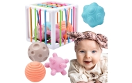 WOOPIE BABY Flexible Sensory Cube Sorter for Children Crazy Shapes 5 pcs.