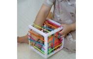Lankstus sensorinis kubelių rūšiuoklis WOOPIE BABY Crazy Shapes, 5 vnt-Žaislai, Kūdikiams, Žaislai mažyliams (iki 4 m.