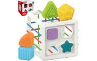 WOOPIE BABY Elastyczna Kostka Sensoryczna Sorter dla Dzieci Kolorowe Kształty 11 el.
