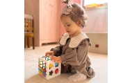 WOOPIE BABY Elastyczna Kostka Sensoryczna Sorter dla Dzieci Kolorowe Kształty 11 el.