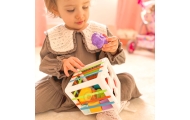 WOOPIE BABY Elastyczna Kostka Sensoryczna Sorter dla Dzieci Kolorowe Kształty 11 el.