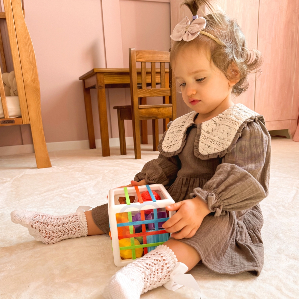 Lankstus sensorinis kubelių rūšiuotojas WOOPIE BABY 11 el.