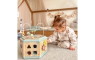 TOOKY TOY Interactive Wooden Montessori Hexagon Opening Box