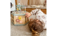 TOOKY TOY Interactive Wooden Montessori Hexagon Opening Box
