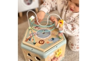 TOOKY TOY Interactive Wooden Montessori Hexagon Opening Box