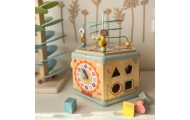 TOOKY TOY Interactive Wooden Montessori Hexagon Opening Box