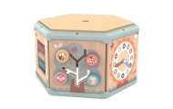 Medinis daugiafunkcinis edukacinis šešiakampis TOOKY TOY Montessori-Žaislai, Kūdikiams, Mediniai, Žaislai mažyliams (iki 4 m.