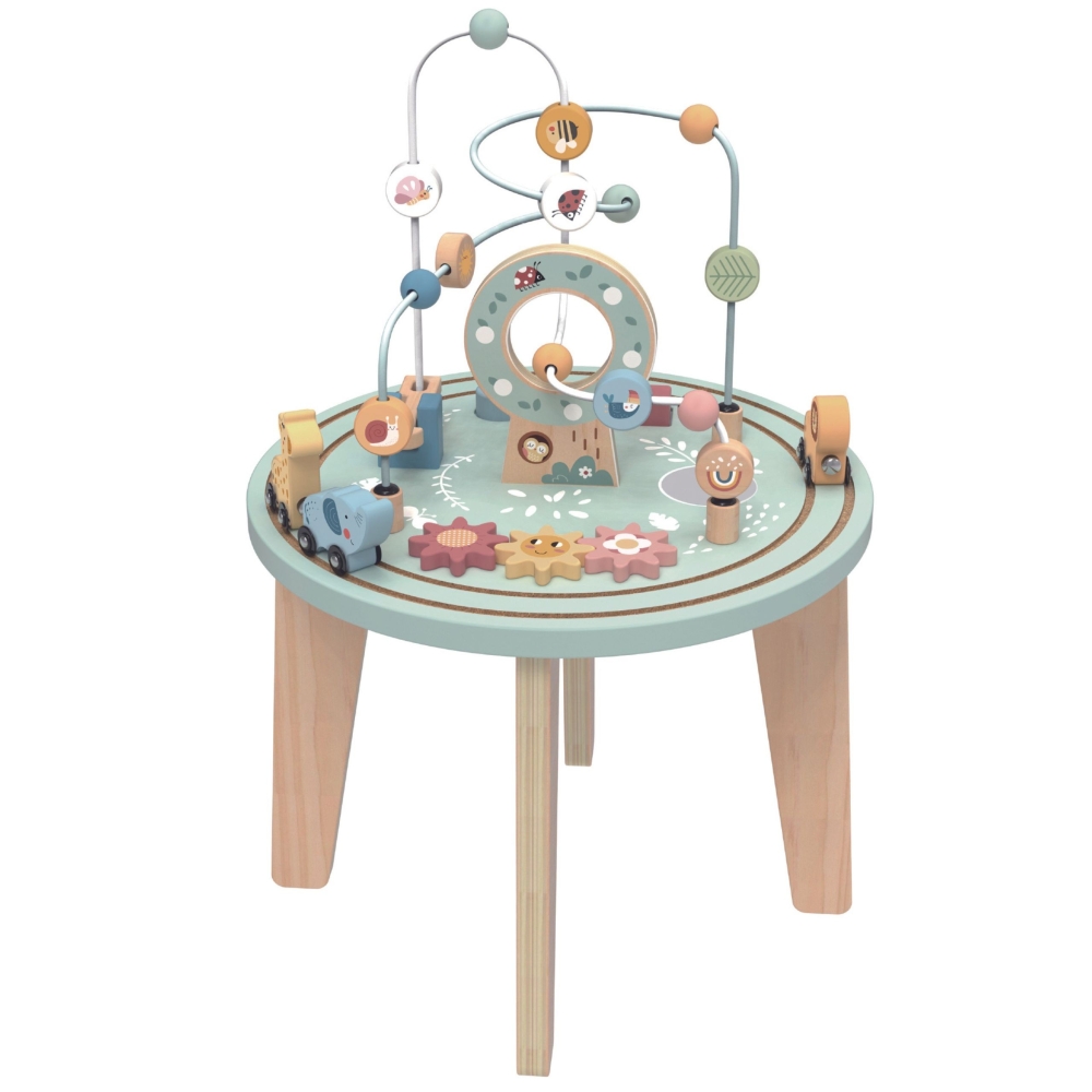 Medinis Montessori veiklos stalas TOOKY TOY Motorinė kilpa-Žaislai, Kūdikiams, Žaislai mažyliams (iki 4 m.