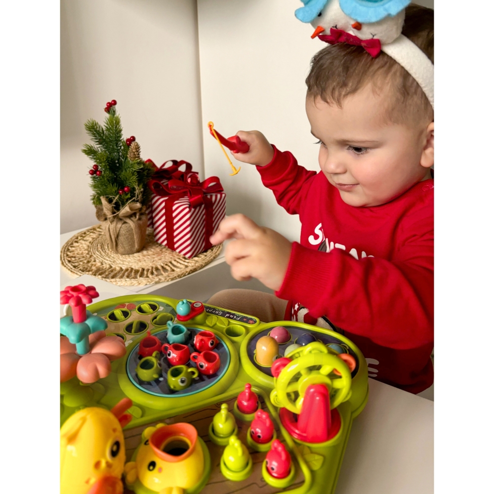 WOOPIE BABY Interaktyvus edukacinis daugiafunkcinis įrankis 8in1 Montessori