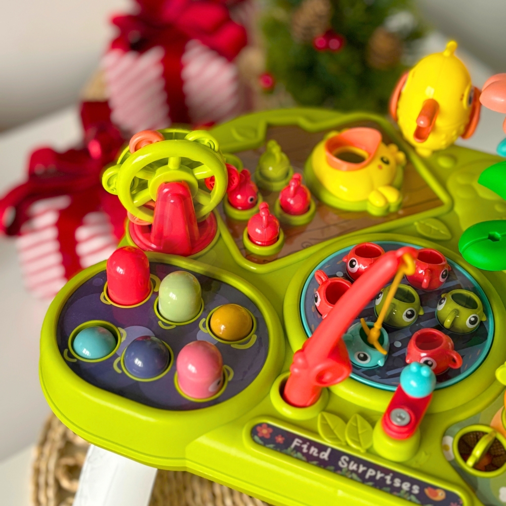 WOOPIE BABY Interaktywny Multistolik Edukacyjny 8w1 Montessori					
