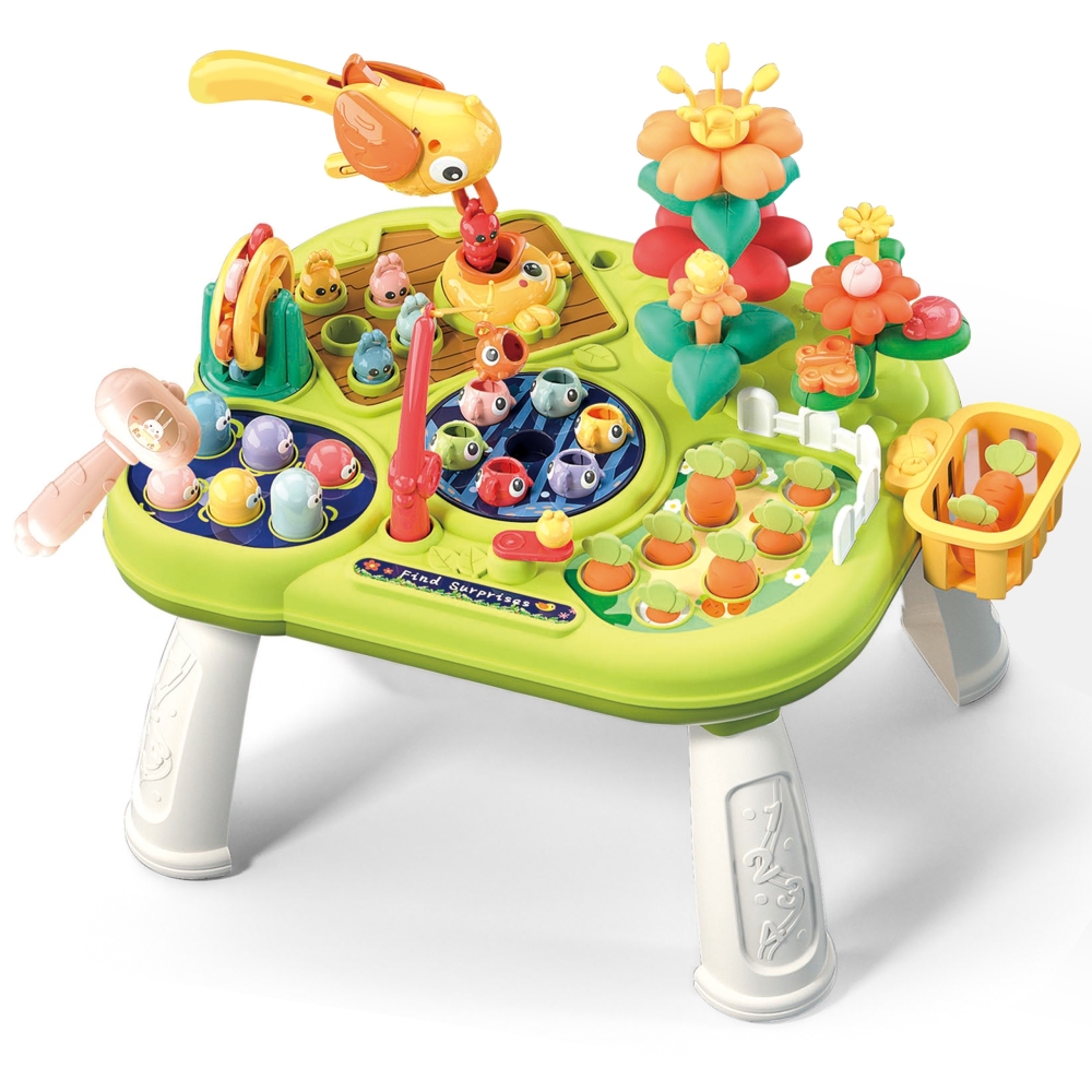 WOOPIE BABY Interaktywny Multistolik Edukacyjny 8w1 Montessori					