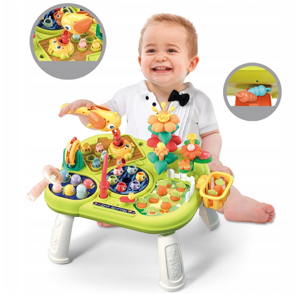 WOOPIE BABY Interaktyvus edukacinis daugiafunkcinis įrankis 8in1 Montessori