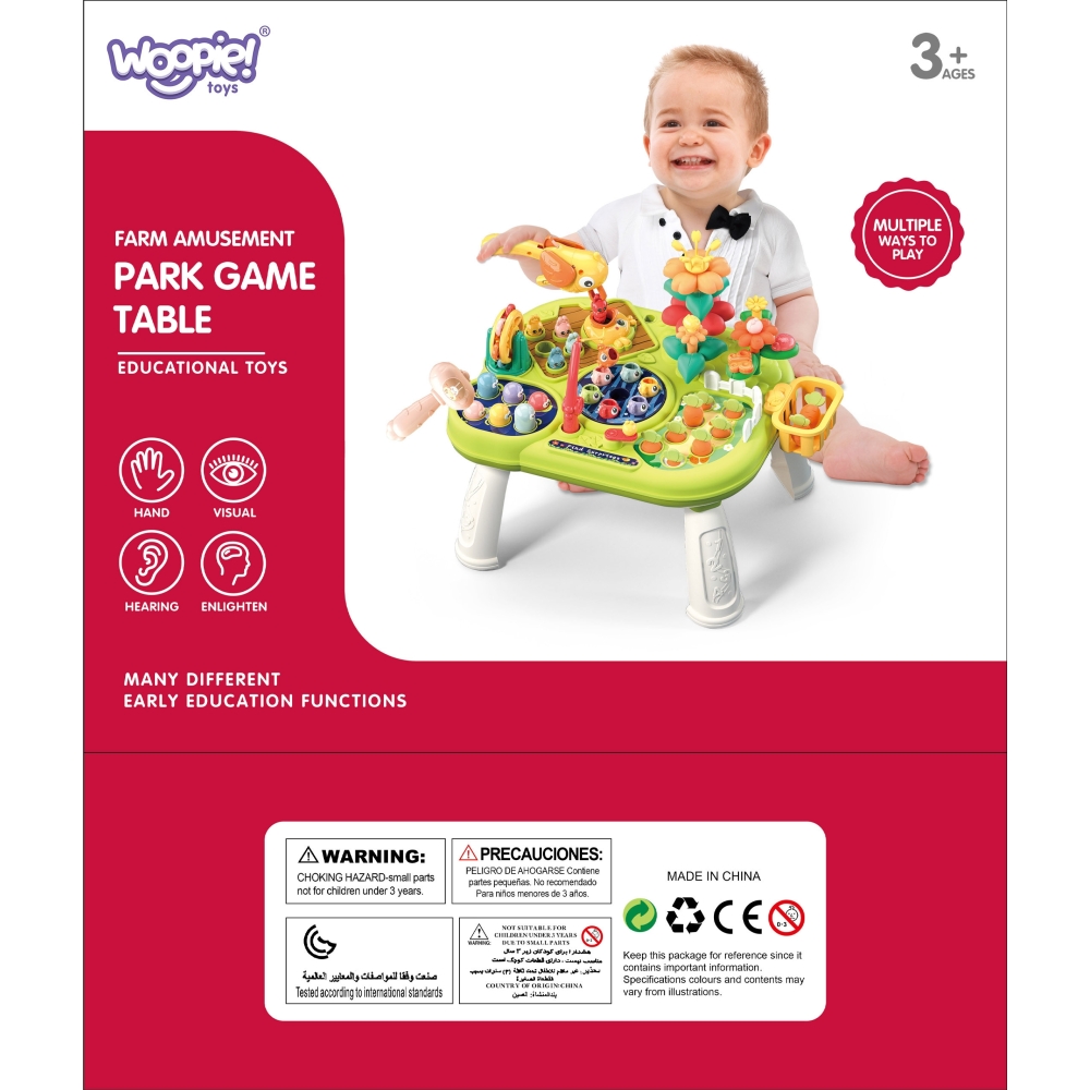 WOOPIE BABY Interaktyvus edukacinis daugiafunkcinis įrankis 8in1 Montessori