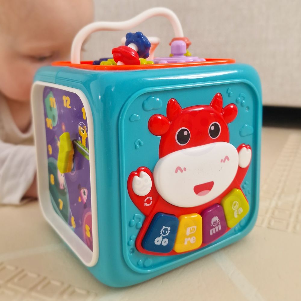 WOOPIE BABY Interactive Sensory Cube Educational Montessori Sorter 6-in-1