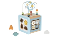 TOOKY TOY Drewniana Kostka Aktywności Kosmos Sorter Labirynt
