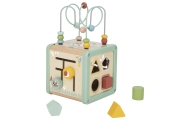 WOOPIE GREEN Drewniana Kostka Aktywności Multifunkcyjna Edukacyjna Sorter