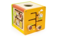 VIGA Drewniana Kostka Edukacyjna 5w1