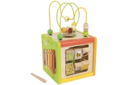VIGA Drewniana Kostka Edukacyjna 5w1