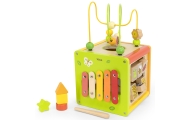 VIGA Drewniana Kostka Edukacyjna 5w1
