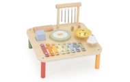 Medinis edukacinis muzikinis sensorinis stalas Viga 7W1-Žaislai, Kūdikiams, Mediniai, Žaislai mažyliams (iki 4 m.