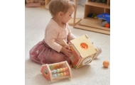 Medinis ūkio namelis su rūšiavimo žaislu ir Montessori skaičiuokle TOOKY TOY-Žaislai, Kūdikiams, Žaislai mažyliams (iki 4 m.