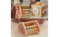 TOOKY TOY Wooden Barn Activity Sorter Montessori Abacus