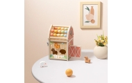 TOOKY TOY Wooden Barn Activity Sorter Montessori Abacus