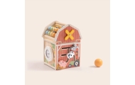 Medinis ūkio namelis su rūšiavimo žaislu ir Montessori skaičiuokle TOOKY TOY-Žaislai, Kūdikiams, Žaislai mažyliams (iki 4 m.