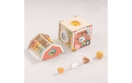 TOOKY TOY Wooden Barn Activity Sorter Montessori Abacus