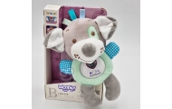 WOOPIE BABY Interactive Plush Toy for Babies with Light and Sound Sleeping Dog