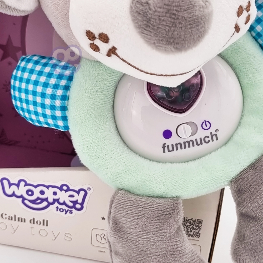 Interaktyvus pliušinis žaislas kūdikiams WOOPIE BABY su šviesa ir garsu-Miegui, Migdukai ir karuselės, Miego žaislai-e-vaikas