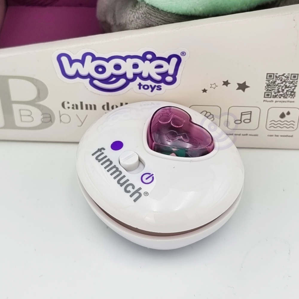 Interaktyvus pliušinis žaislas kūdikiams WOOPIE BABY su šviesa ir garsu-Miegui, Migdukai ir karuselės, Miego žaislai-e-vaikas