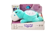 Minkštas žaislas projektorius 2-in-1 WOOPIE BABY Hippo-Miegui, Migdukai ir karuselės, Miego žaislai-e-vaikas