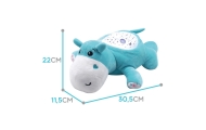 WOOPIE BABY Cuddly Toy 2-in-1 Projector Sleeper Hippo