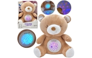Pliušinis miego projektorius WOOPIE BABY 2in1 Teddy - 10 lopšinių