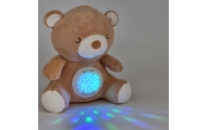 Pliušinis miego projektorius WOOPIE BABY 2in1 Teddy - 10 lopšinių