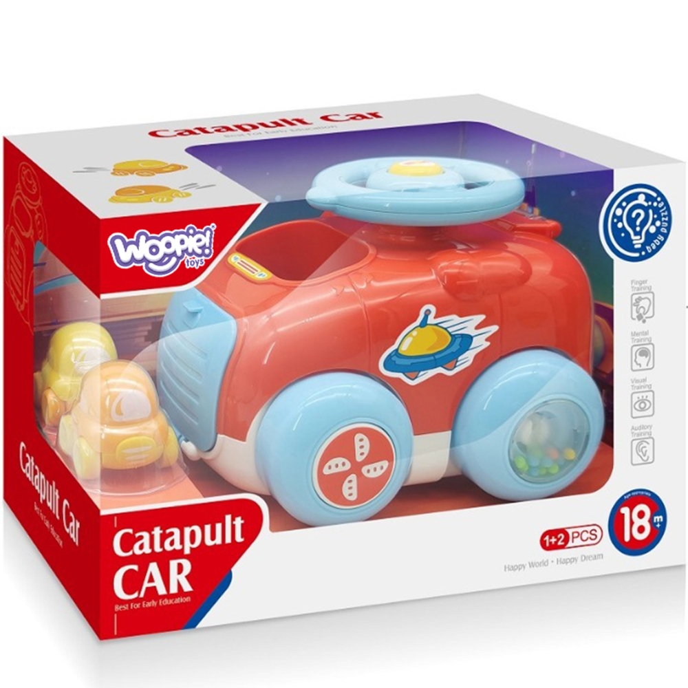 Automobilių paleidimo į orą katapultos rinkinys WOOPIE BABY