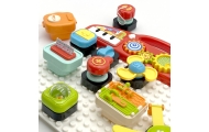 Edukacinė lenta WOOPIE BABY Montessori Colorful Activity Panel-Žaislai, Kūdikiams, Žaislai mažyliams (iki 4 m.