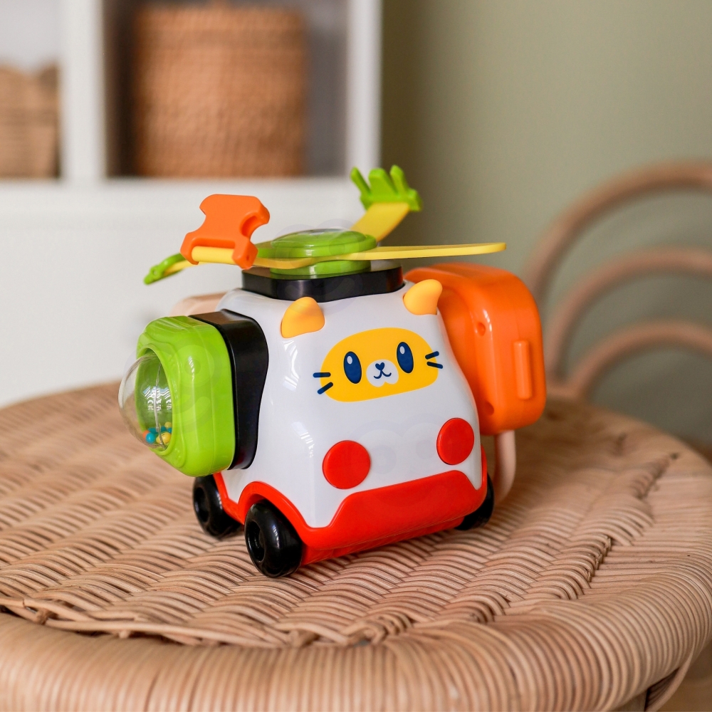 WOOPIE BABY Montessori konstrukcijų manipuliacijos automobilinis rinkinys Kitten 1