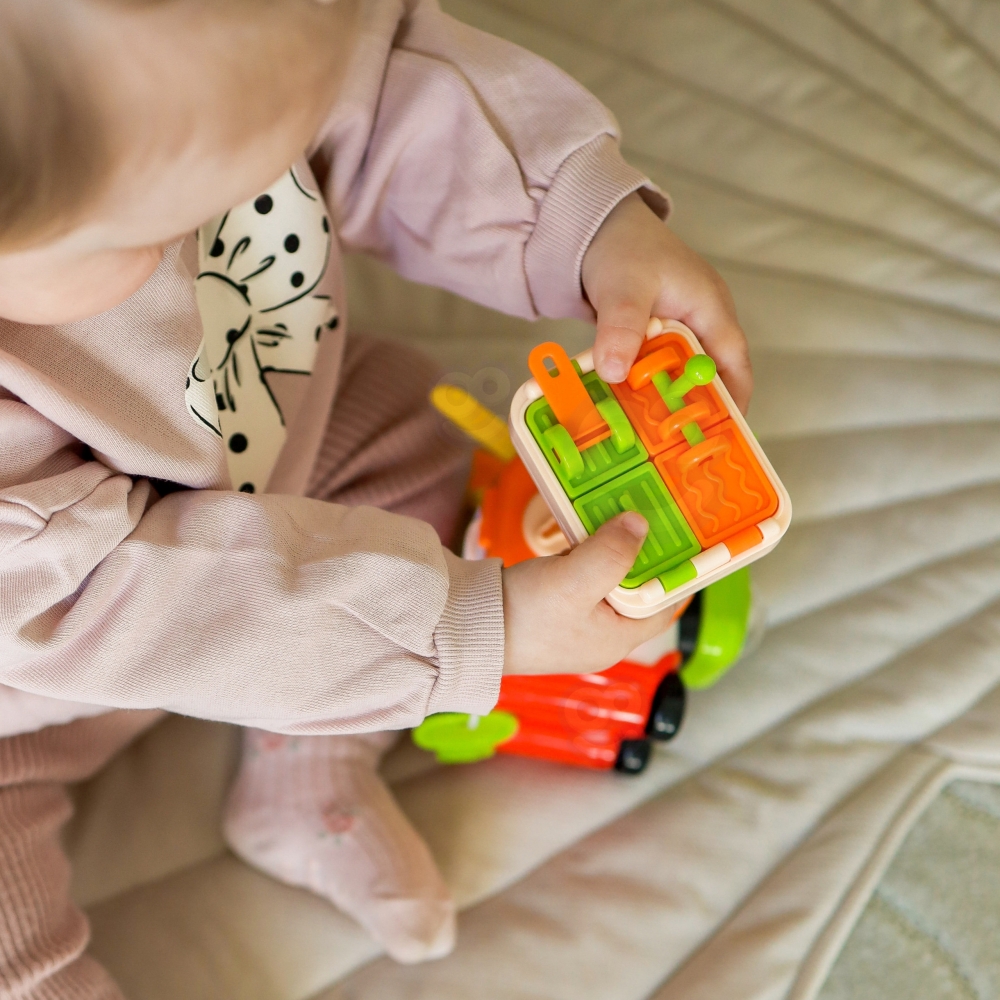 WOOPIE BABY Zestaw Montessori Samochód Manipulacyjny Konstrukcyjny Kotek 1					